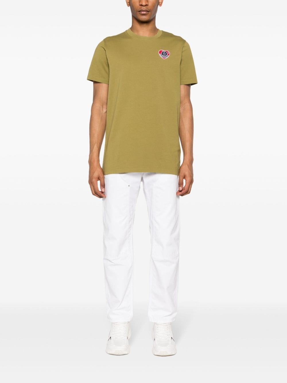 Heart logo-patch T-shirt - 2
