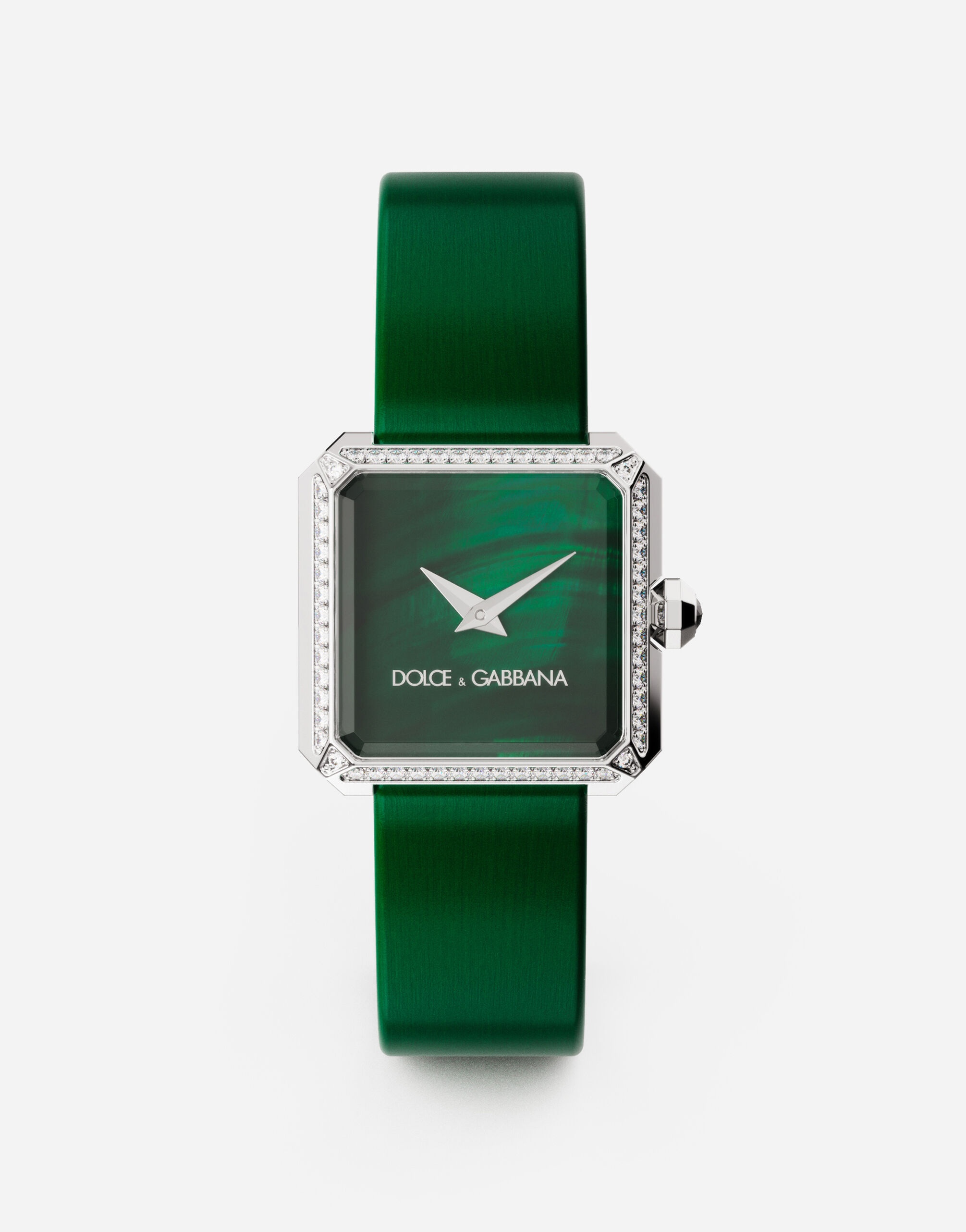 Sofia steel watch with colorless diamonds - 1