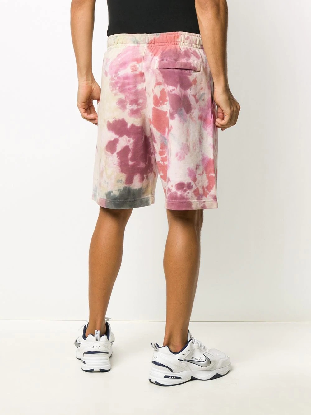 tie-dye print track short - 4