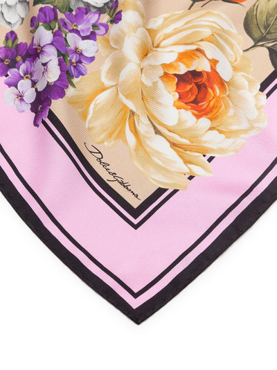 Dolce & Gabbana floral print scarf outlook