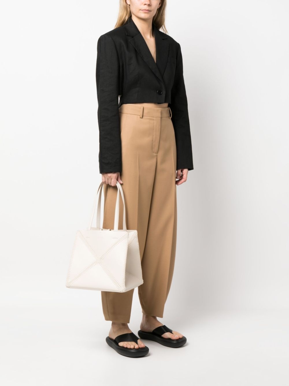 The Origami crochet-stitch tote bag - 2