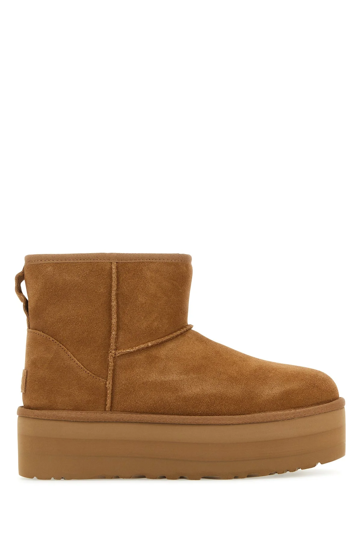 Camel suede Classic Mini Platform ankle boots - 1