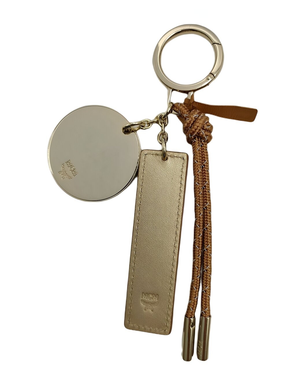 MCM Coated Canvas Keychain - 2