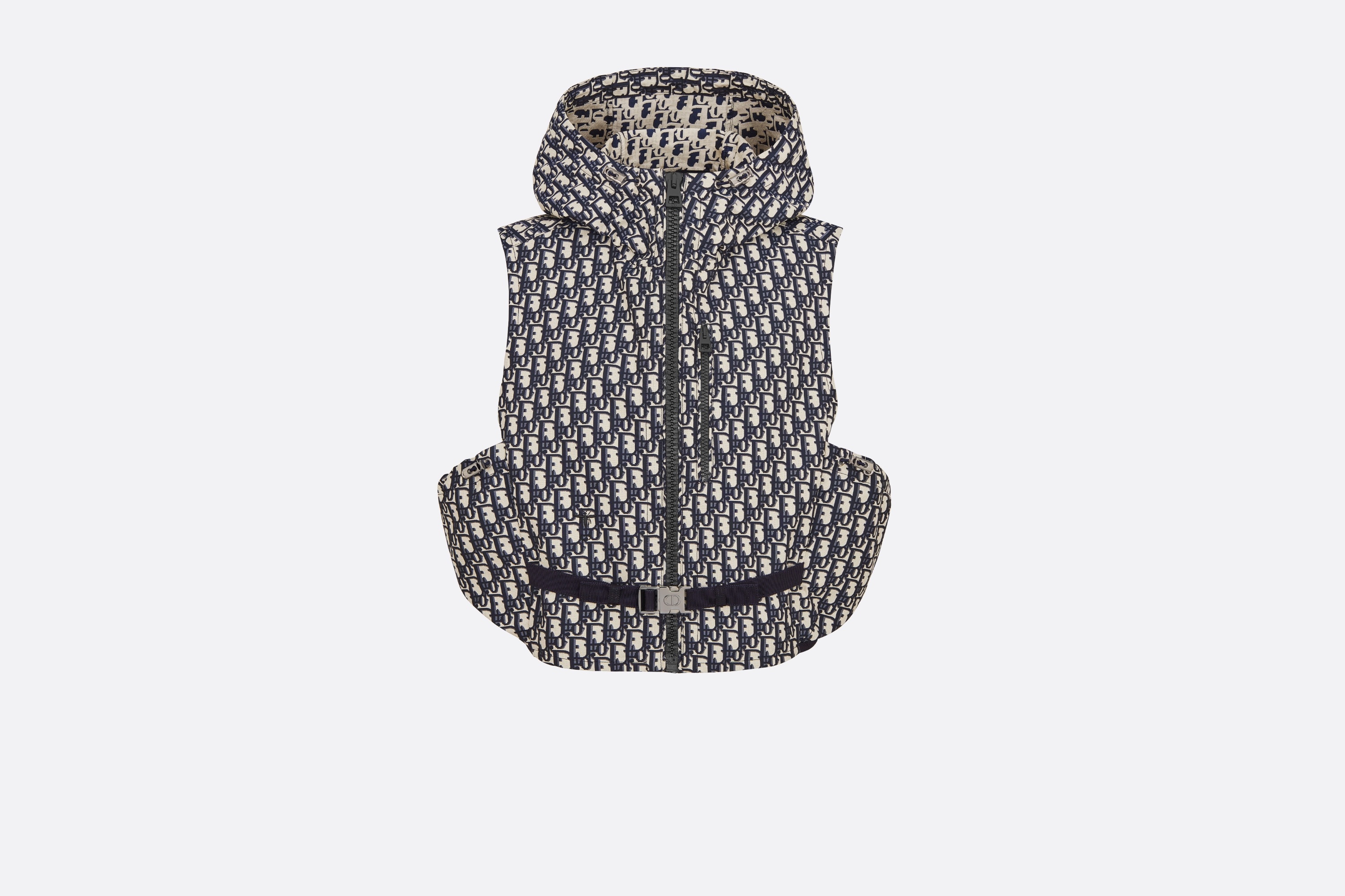 Hooded Sleeveless Vest - 1