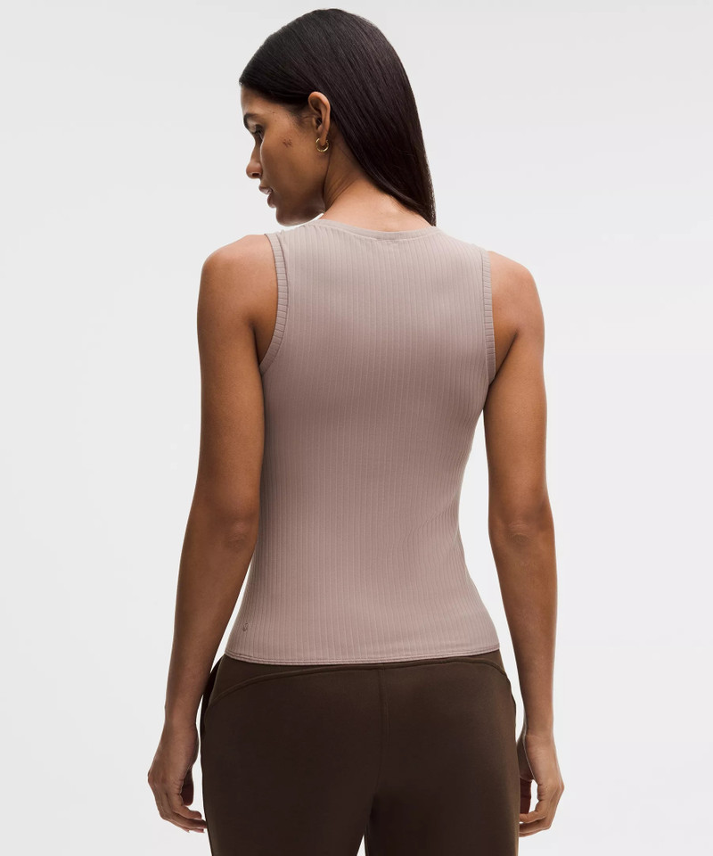 lululemon Wundermost Ultra-Soft Ribbed Nulu Scoop-Neck Tank Top outlook
