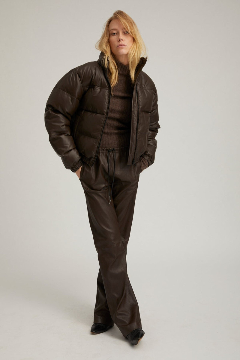 SPRWMN AMERICANO LEATHER PUFFER outlook