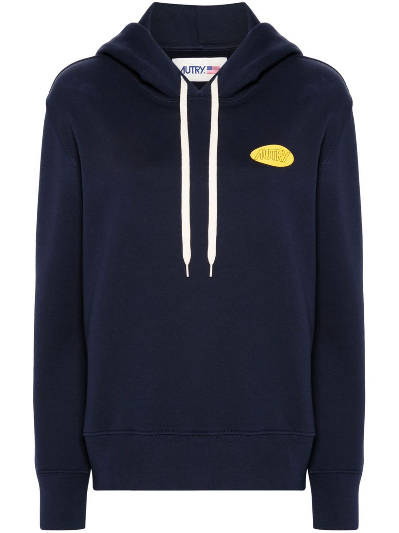 logo-print hoodie 1
