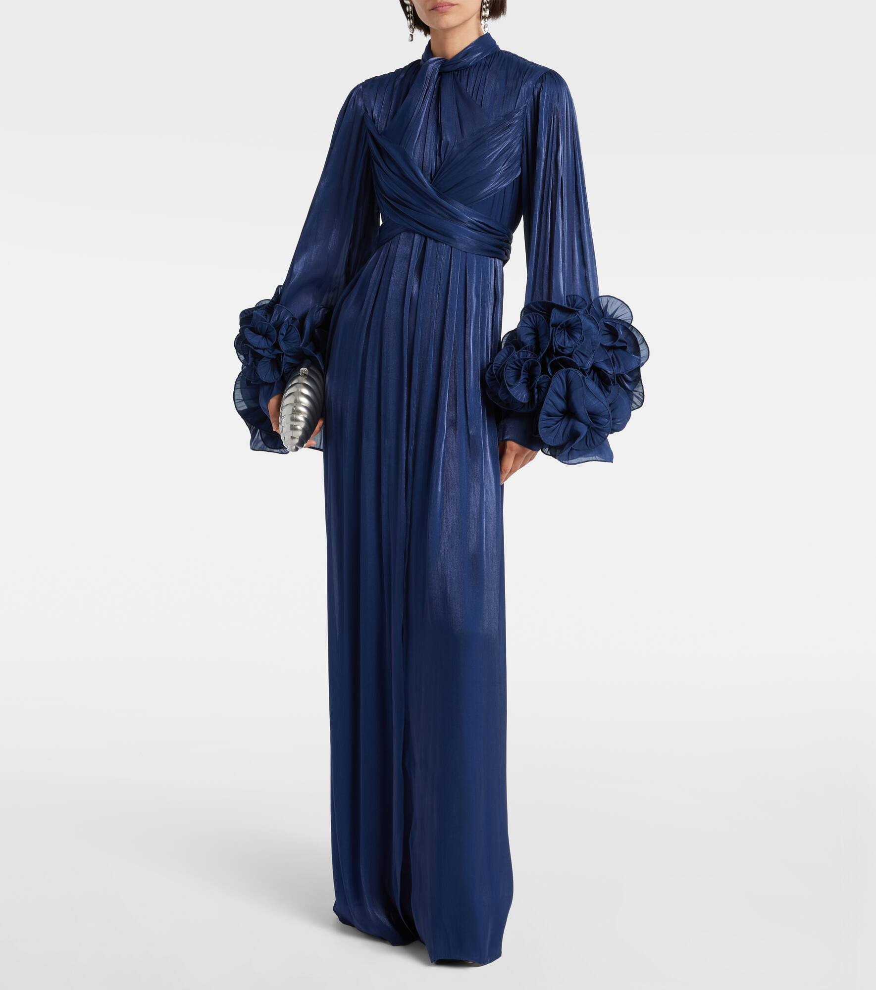 Draped ruffled gown - 2