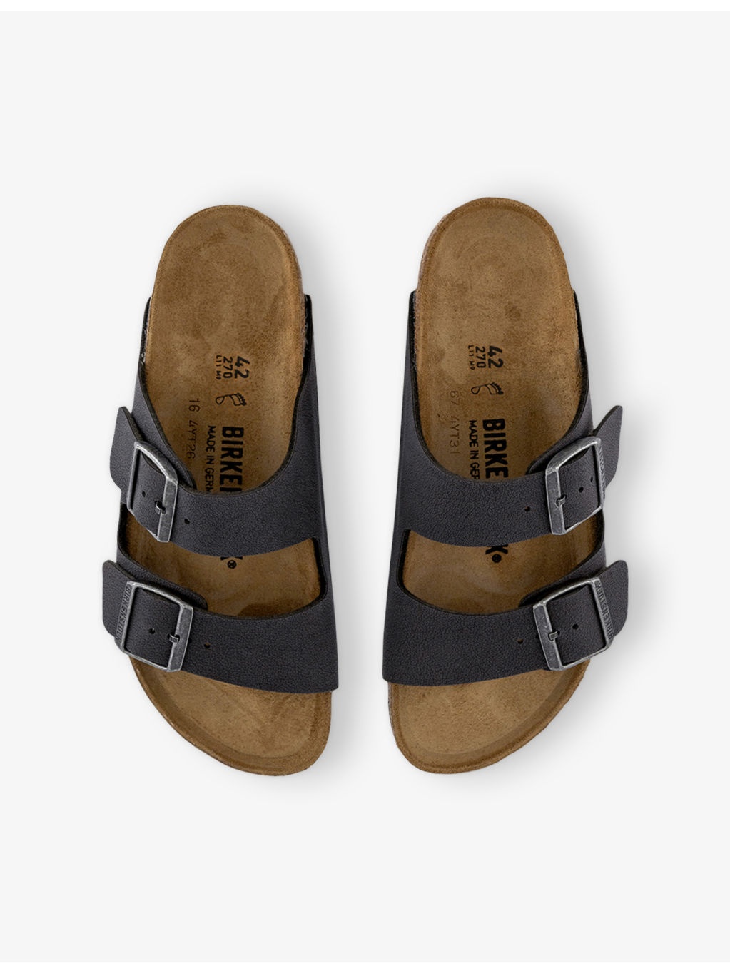 Arizona Double-Strap Leather Sandals - 2