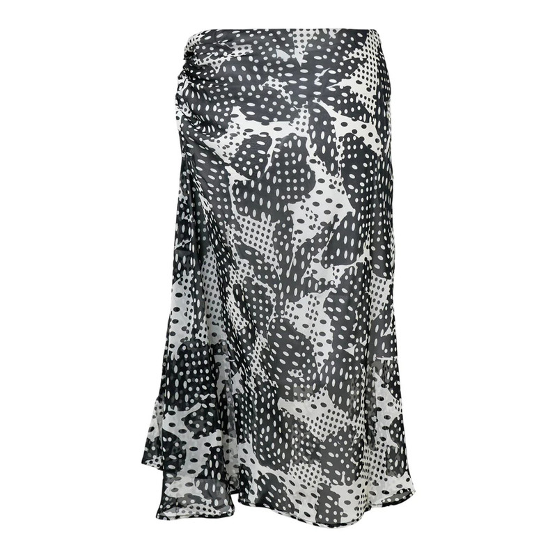 Dries Van Noten A-Line Skirt With Drape outlook