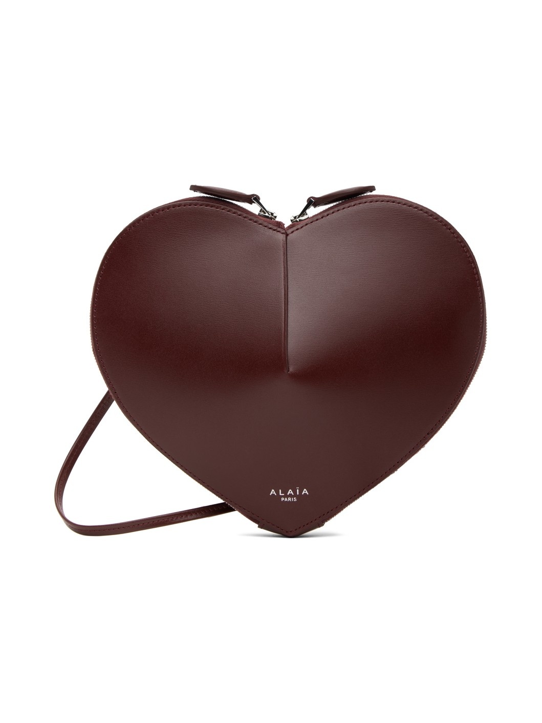 Burgundy 'Le Cœur' Bag - 1