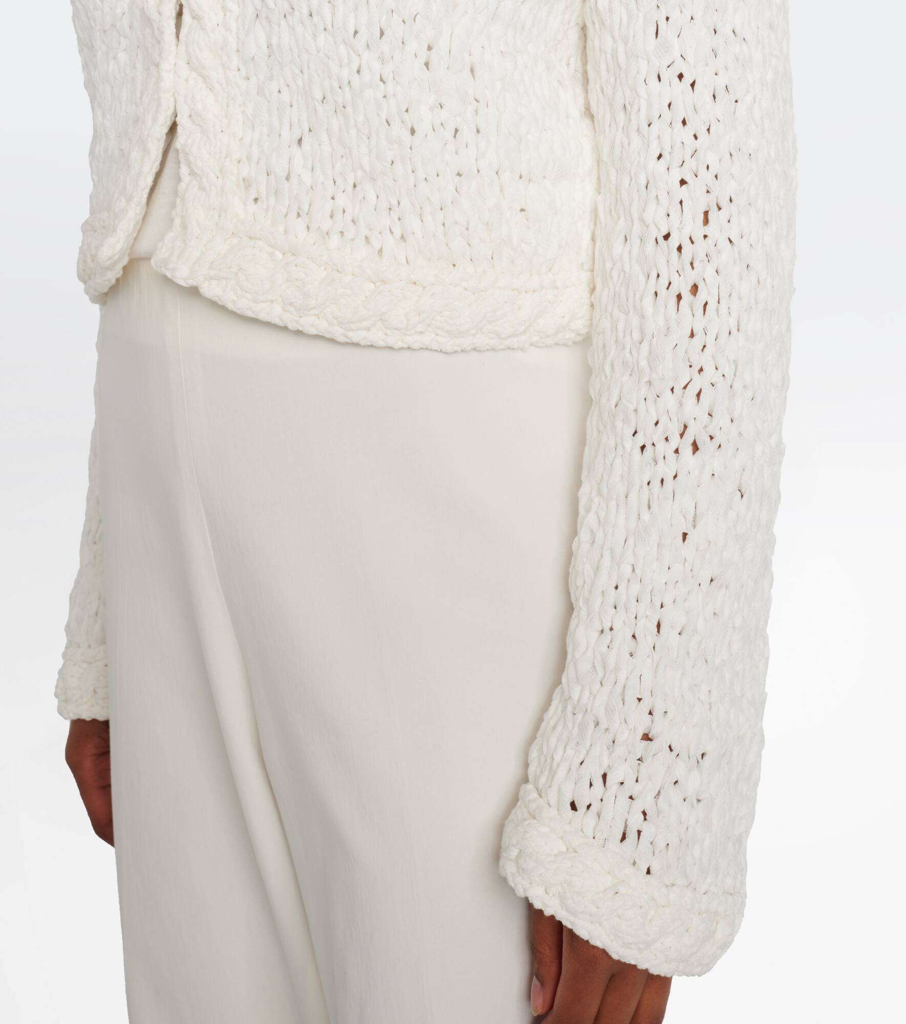 Genevieve open-knit cardigan - 5