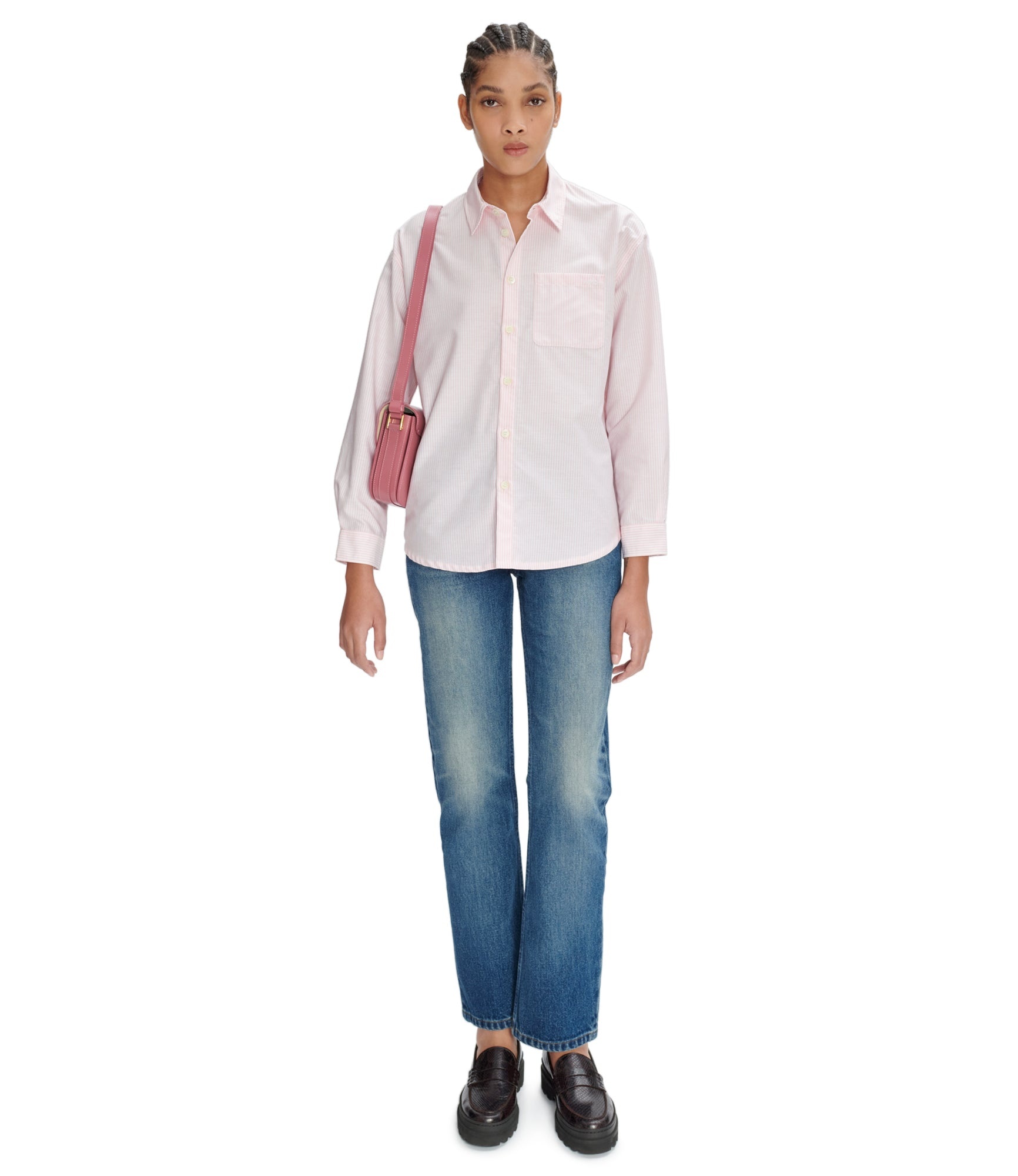 A.P.C. BOYFRIEND LOGO SHIRT | REVERSIBLE