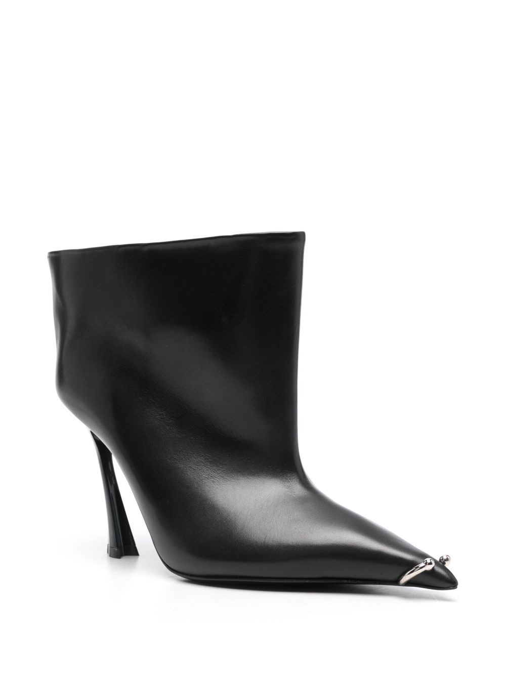 ring-detail ankle boots - 2
