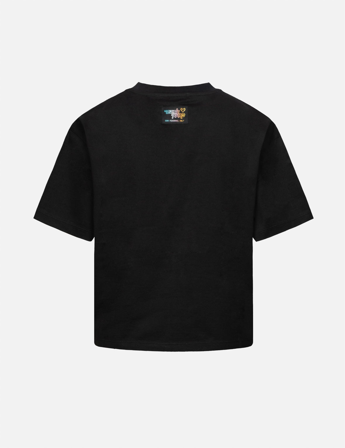 Y2K Holographic Heart-Shaped Earth Print Loose Fit T-shirt - 2