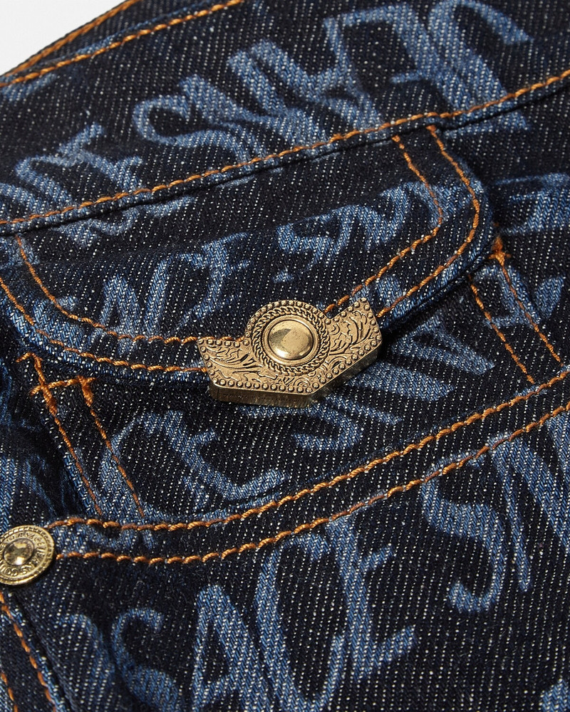 VERSACE JEANS COUTURE Liquify Logomania Slim-Fit Jeans outlook