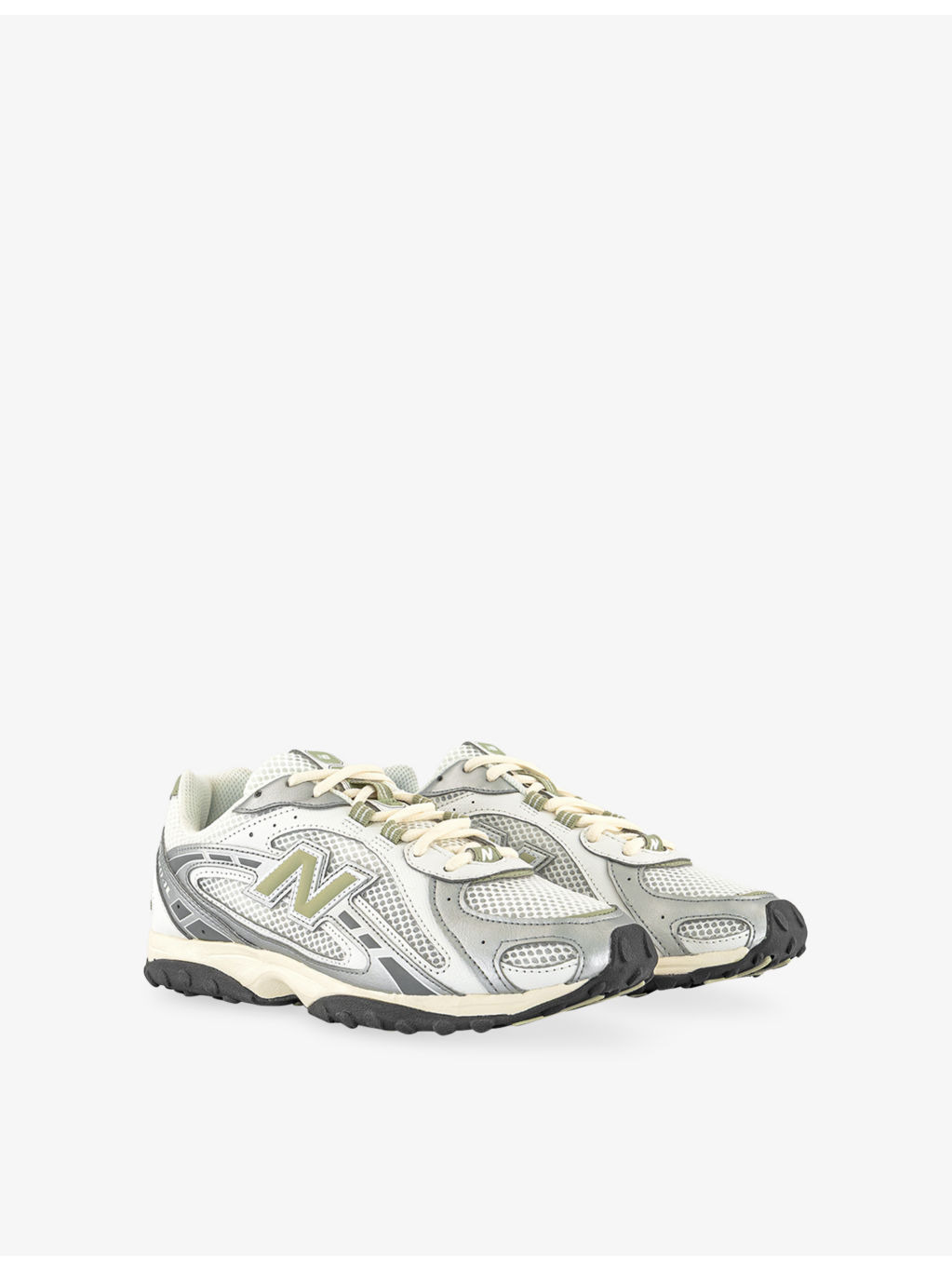 204L Leather and Mesh Trainers - 3