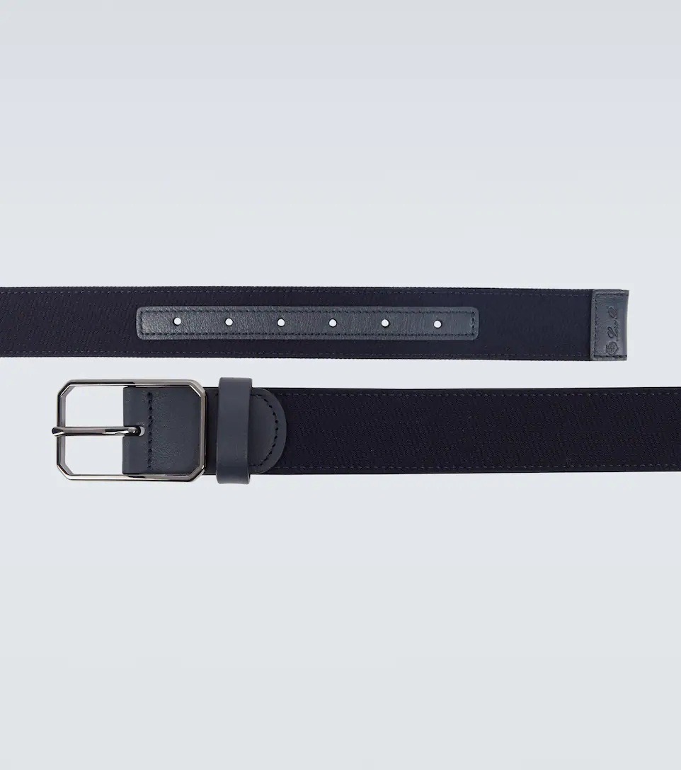 Tailor leather and wool belt - 4