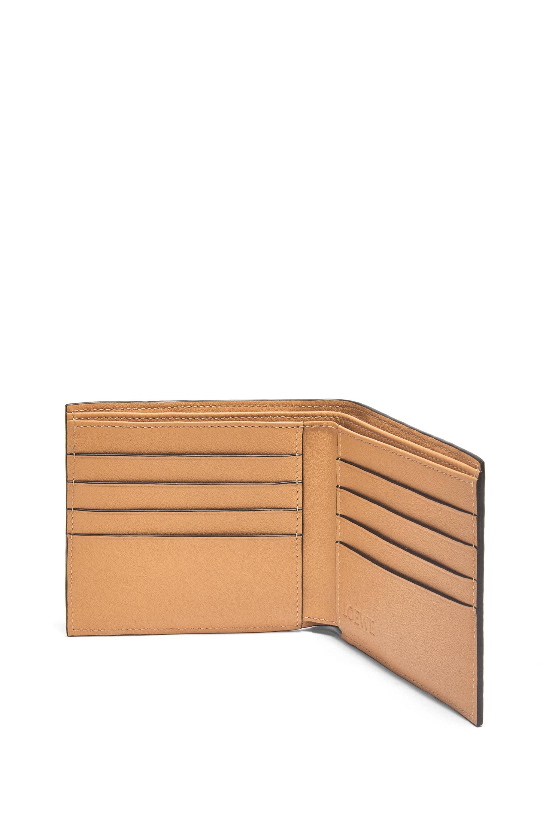 Puzzle bifold wallet in diamond calfskin - 3