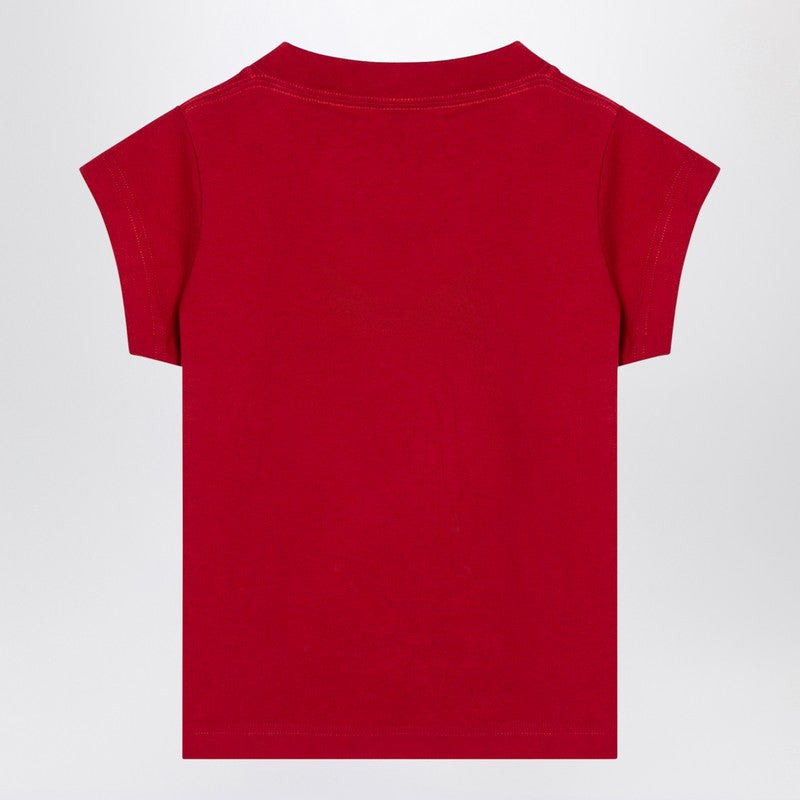 Balenciaga Red Cropped T-Shirt Keep Calm Women - 2