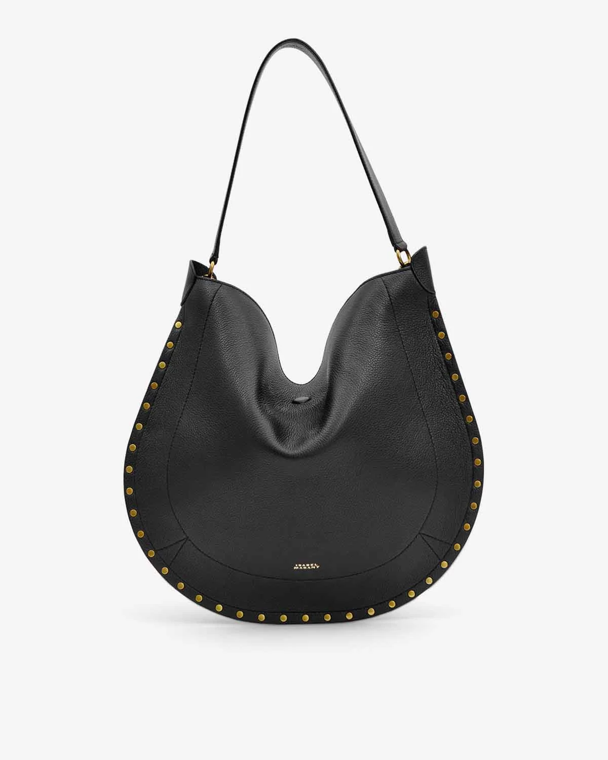 OSKAN HOBO SOFT BAG IN GRAINED LEATHER - 1