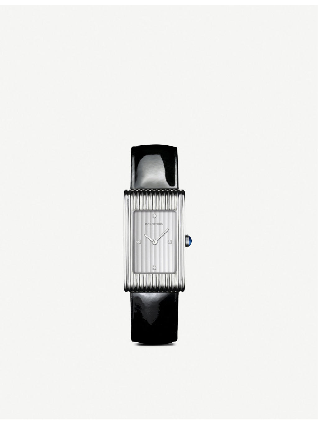 WA030404 Reflet medium stainless-steel, diamond and cabochon watch - 1