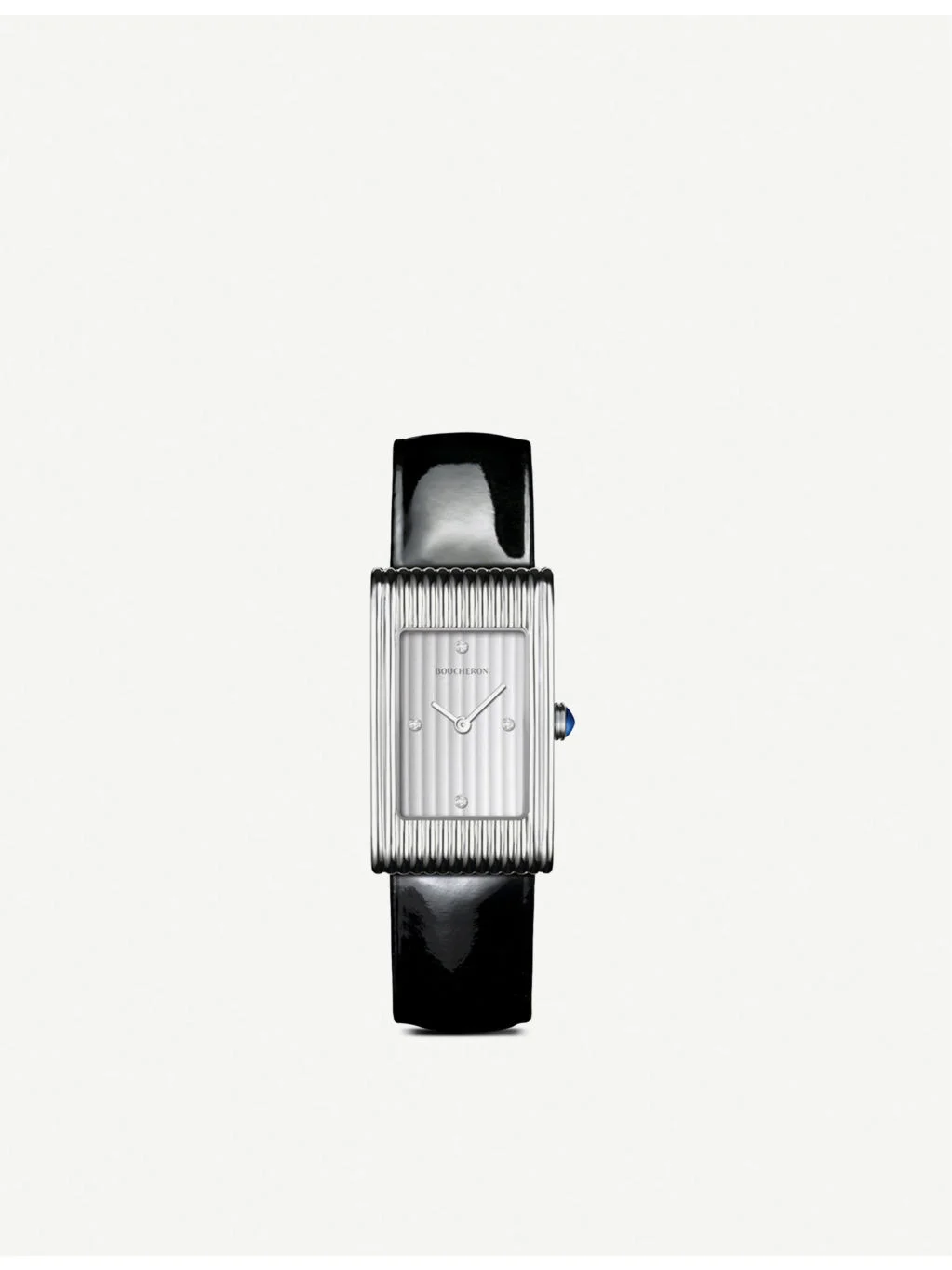 WA030404 Reflet medium stainless-steel, diamond and cabochon watch - 1