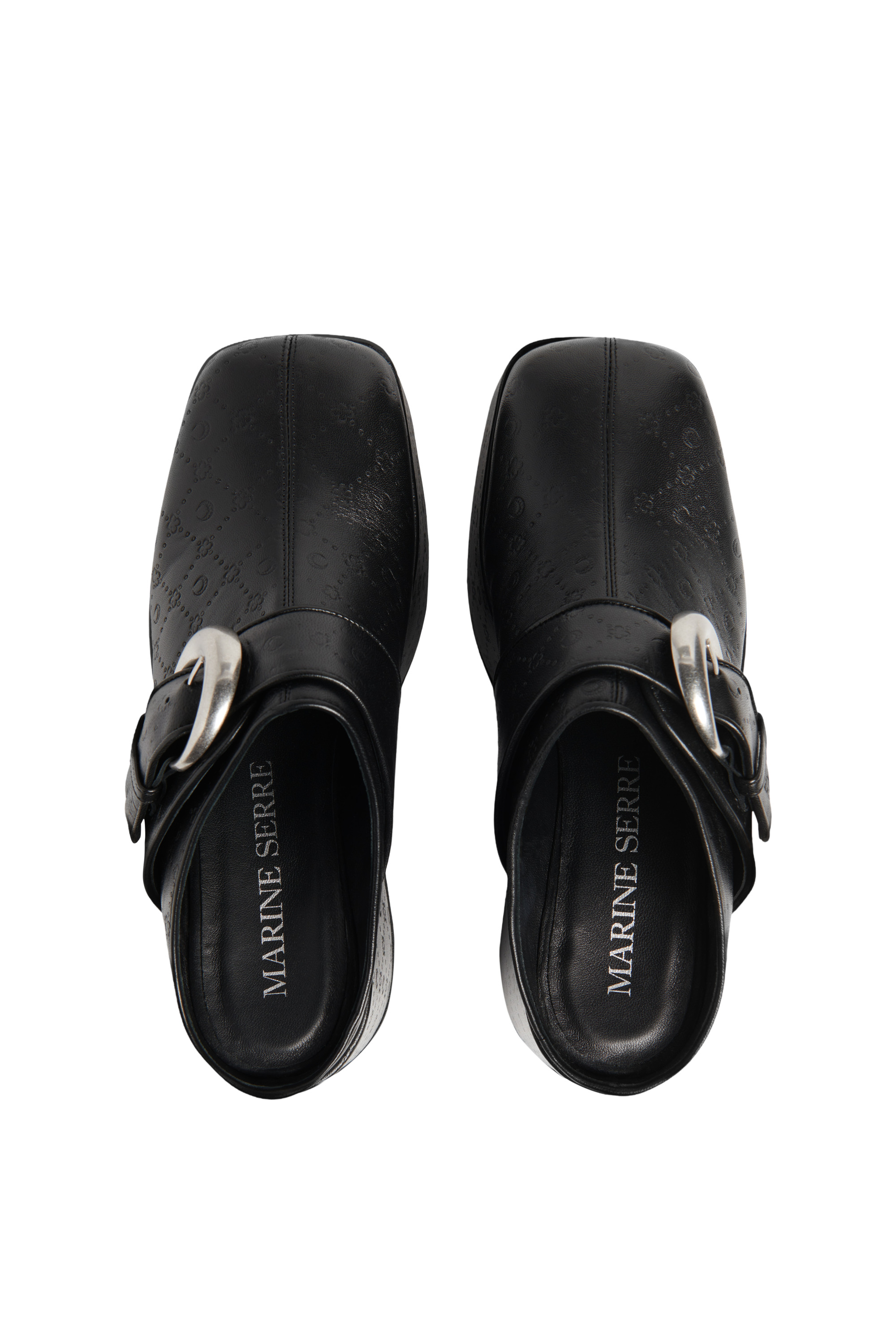Moonogram Leather Clog - 3