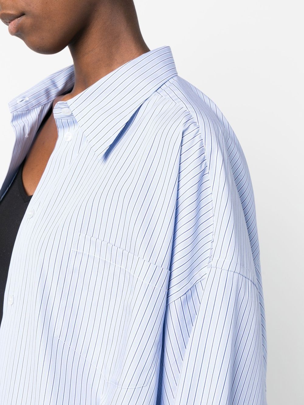oversized striped shirt - 5