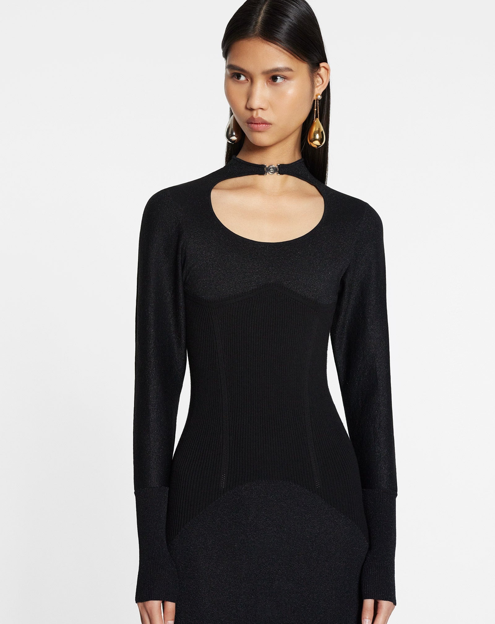 KNITTED MIDI DRESS - 3
