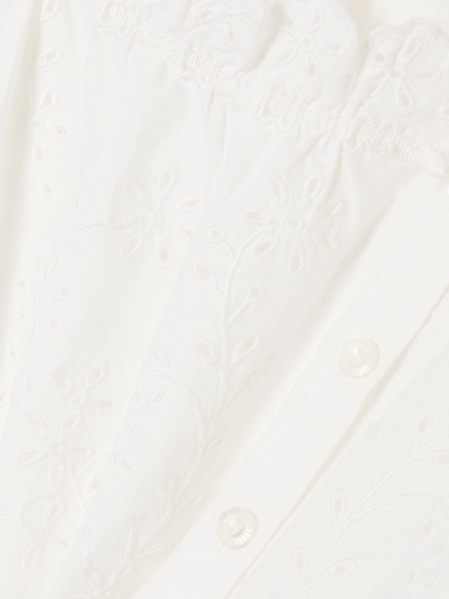 Nera broderie anglaise organic cotton blouse White - 4