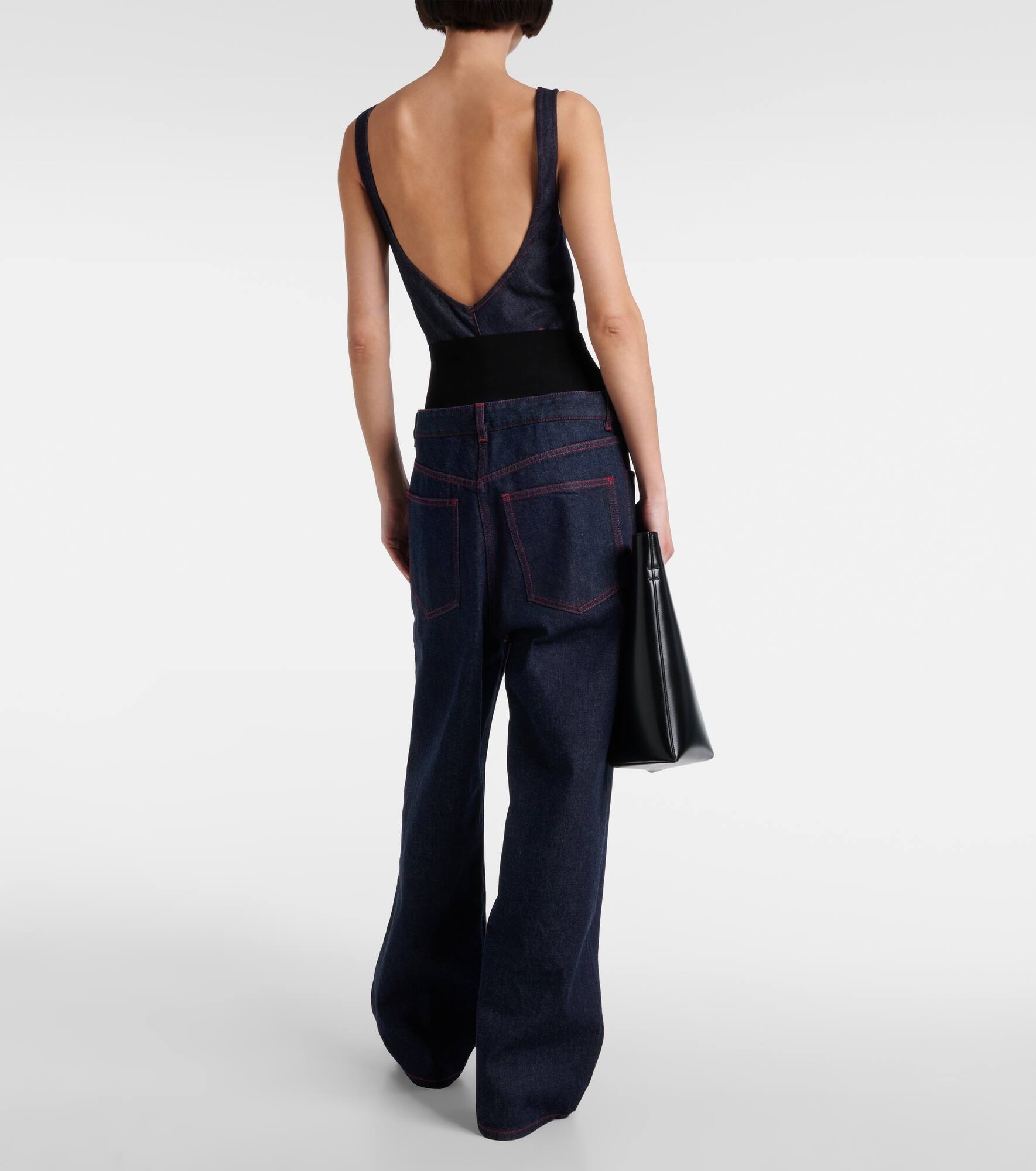 High-rise wide-leg jeans - 3