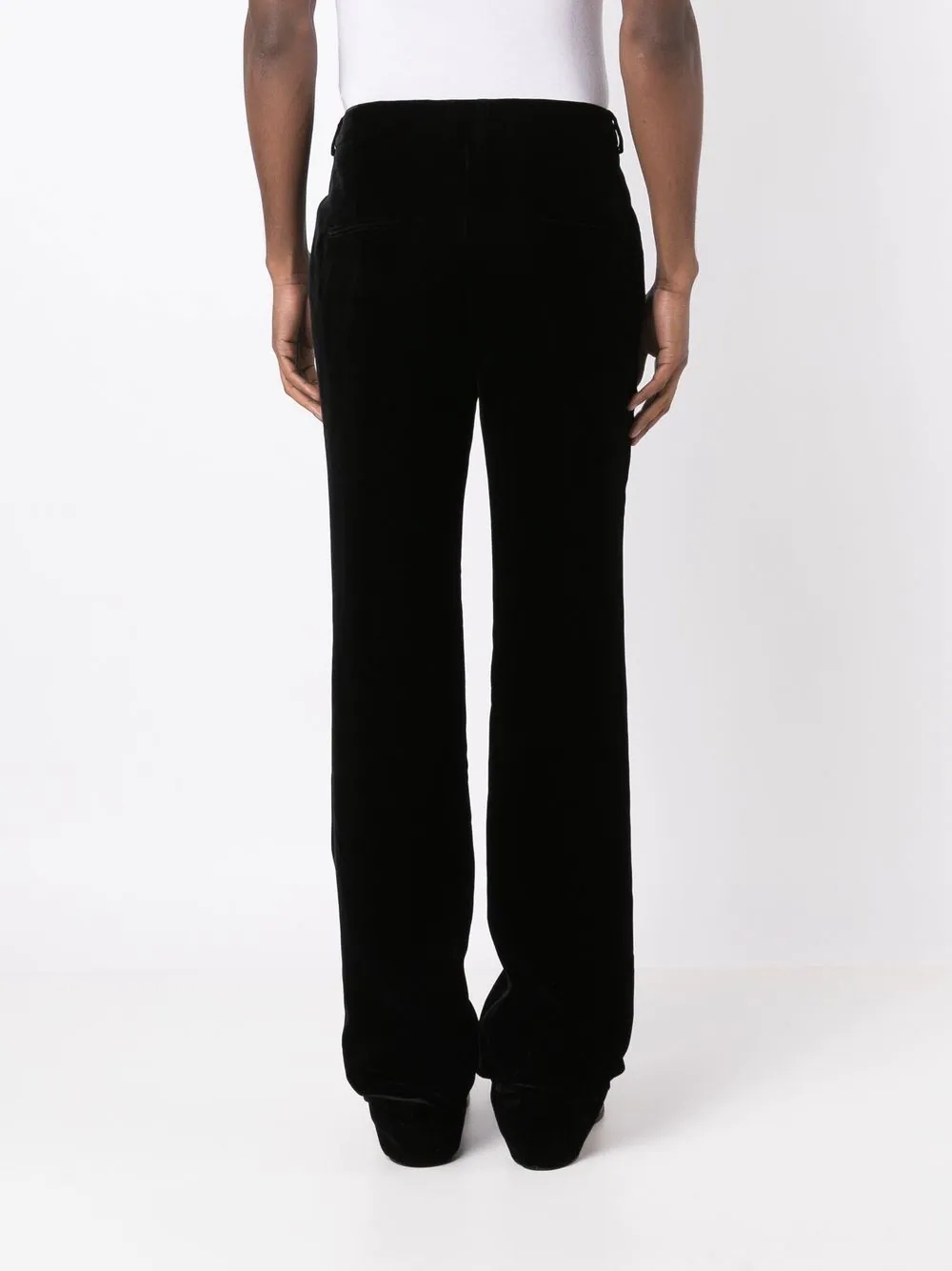 flared velvet trousers - 4