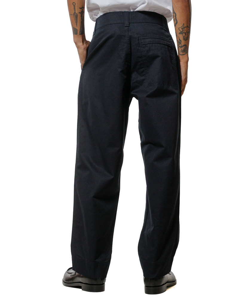 MHL Stitch Pleat Trouser Compact Cotton Canvas Black 3