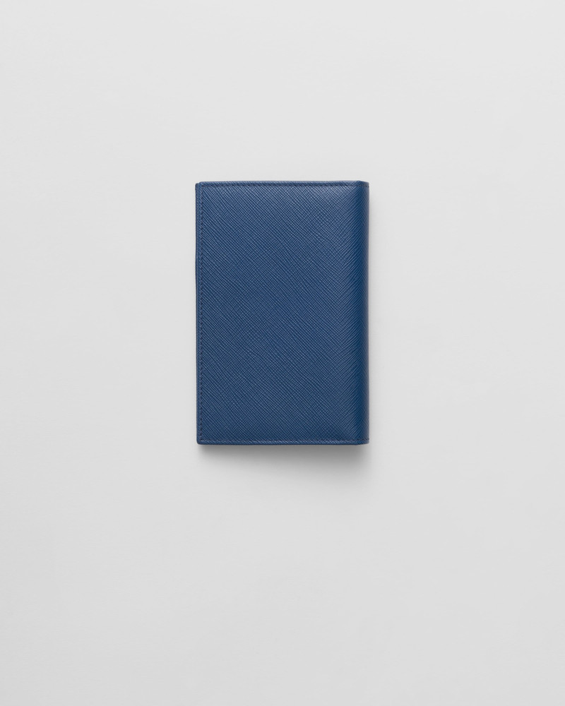 Saffiano leather passport holder 3