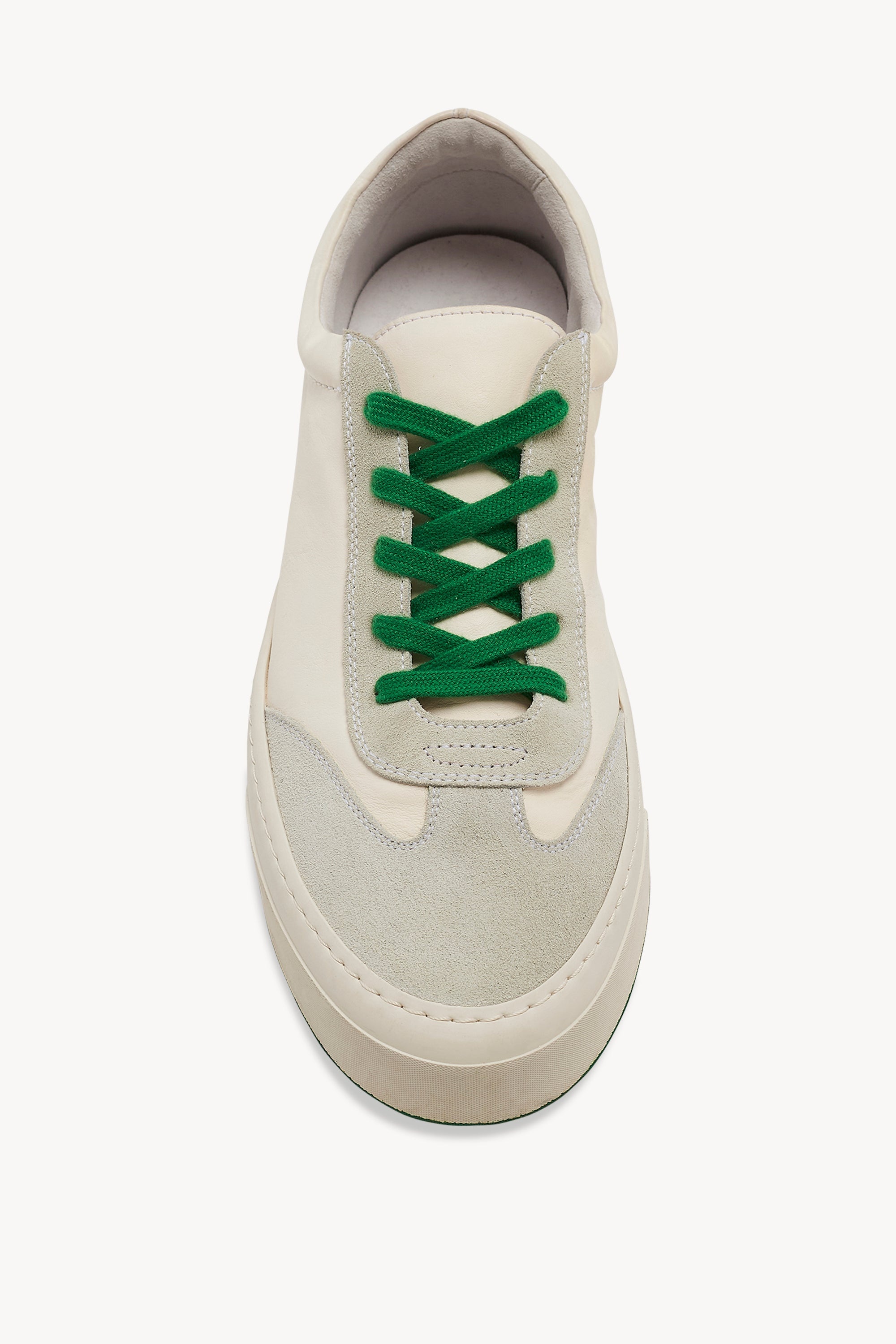 Marley Lace-Up Sneaker in Leather and Suede - 3