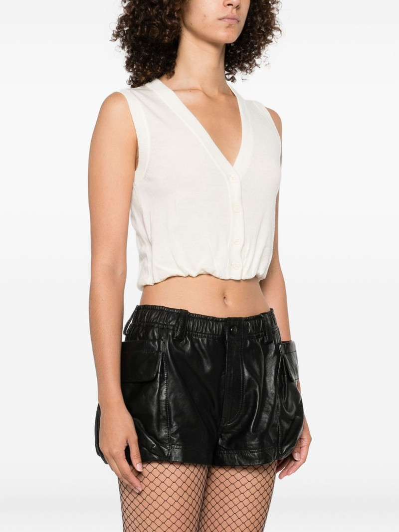 V-neck cropped vest 3