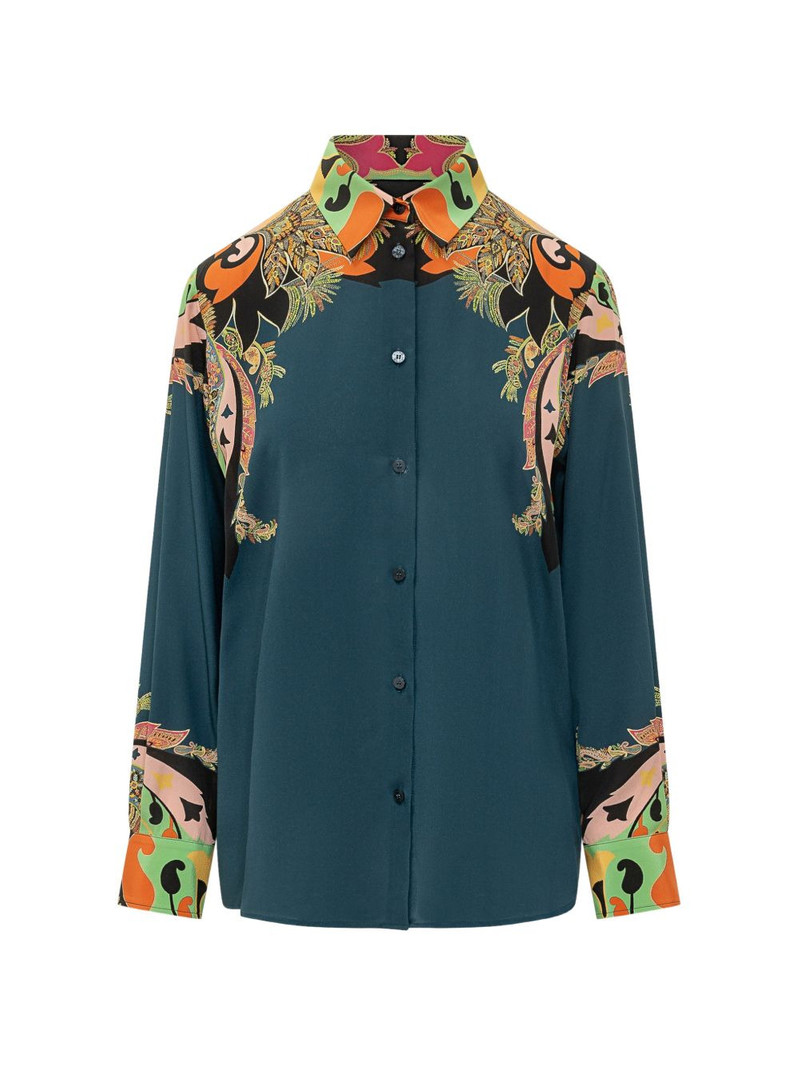 paisley-print shirt 1