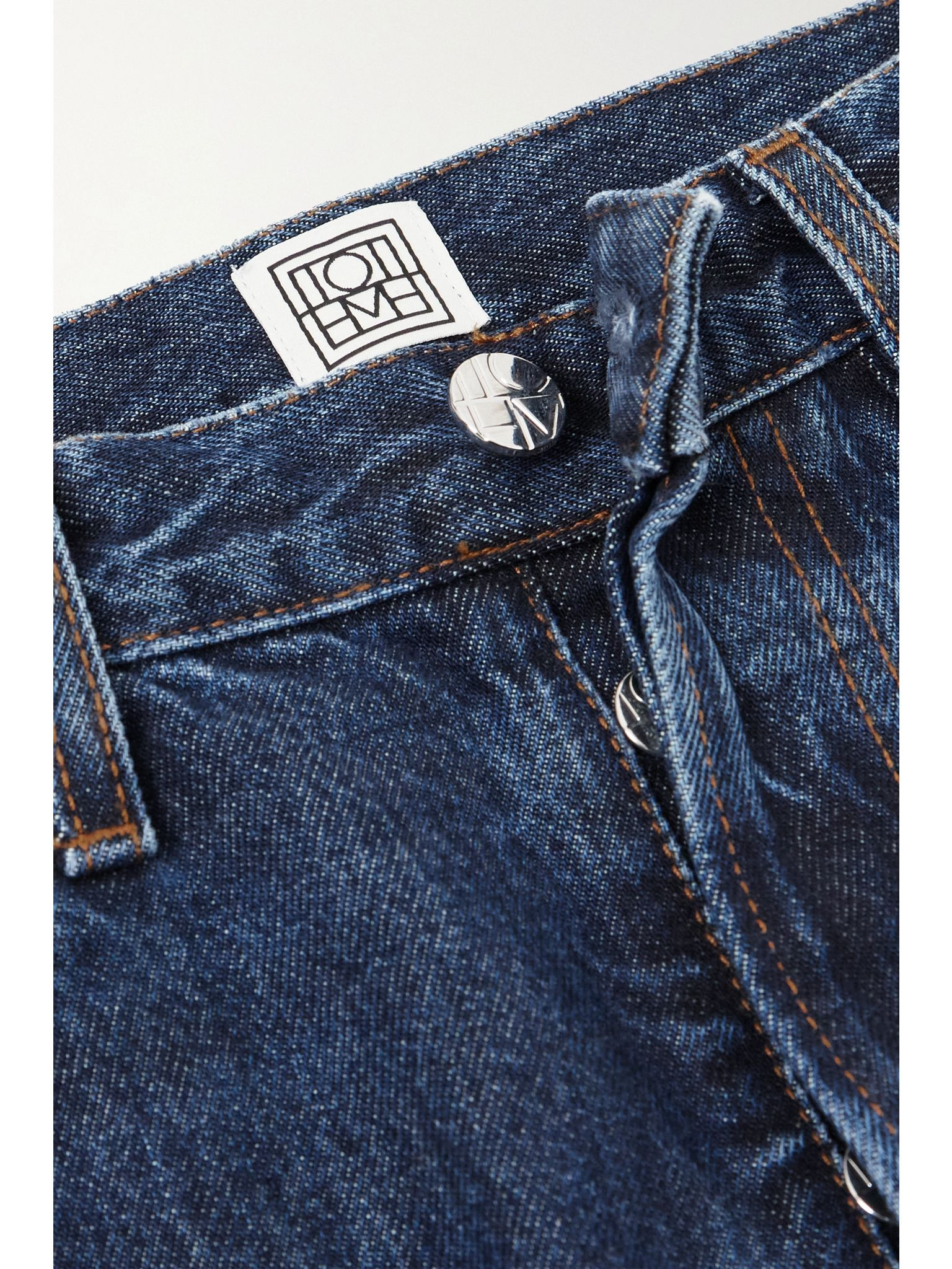 + NET SUSTAIN high-rise straight-leg jeans Dark denim - 5