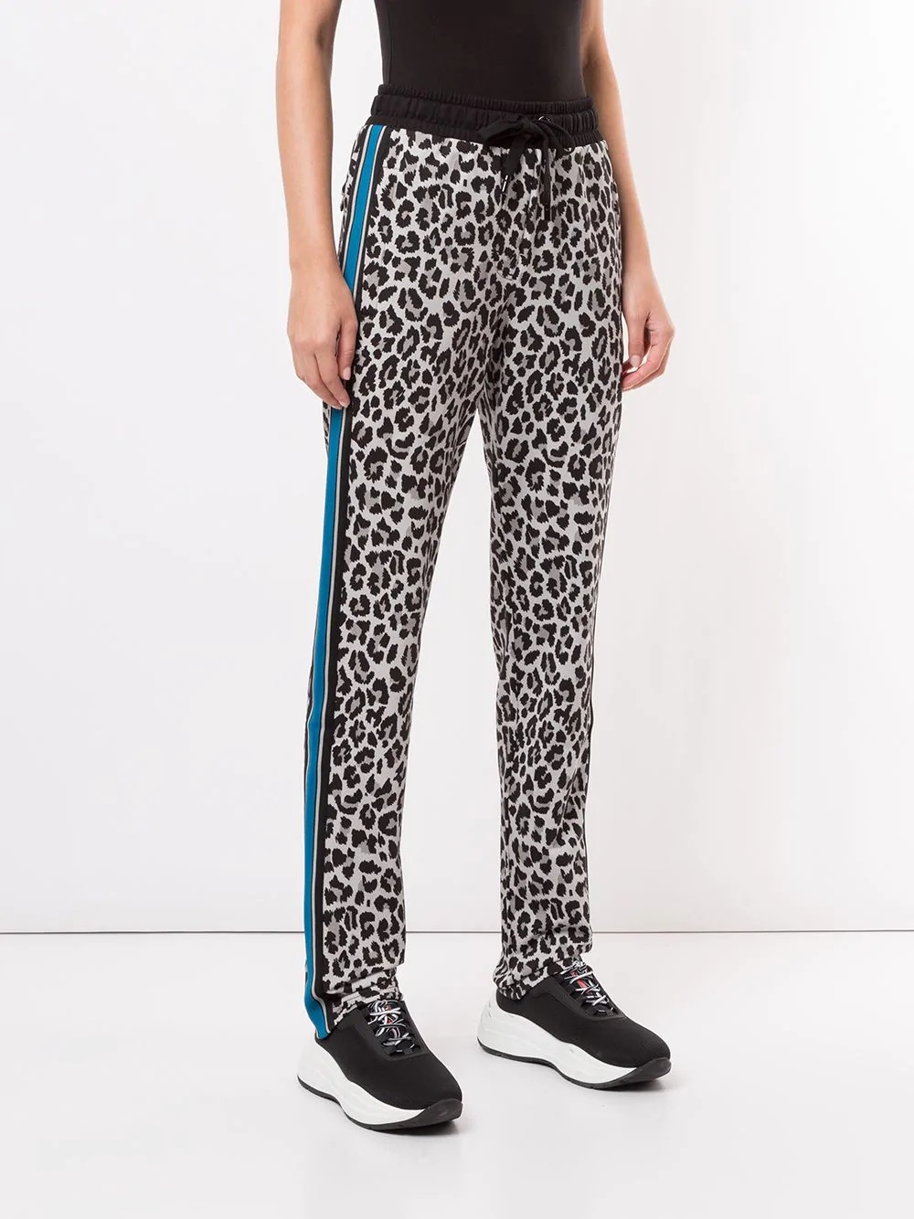 leopard print track pants - 3