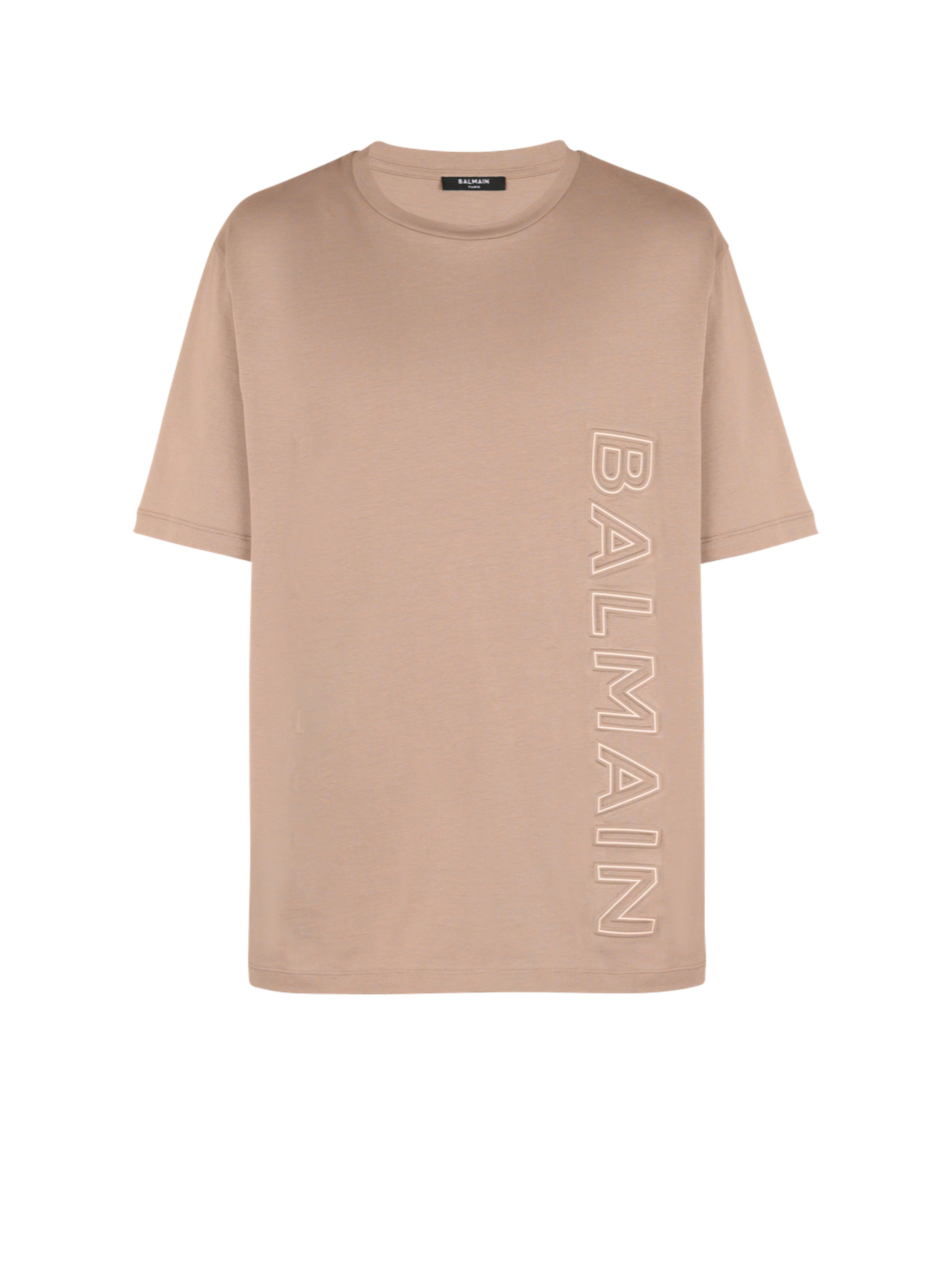 Oversized embossed Balmain logo T-shirt - 2