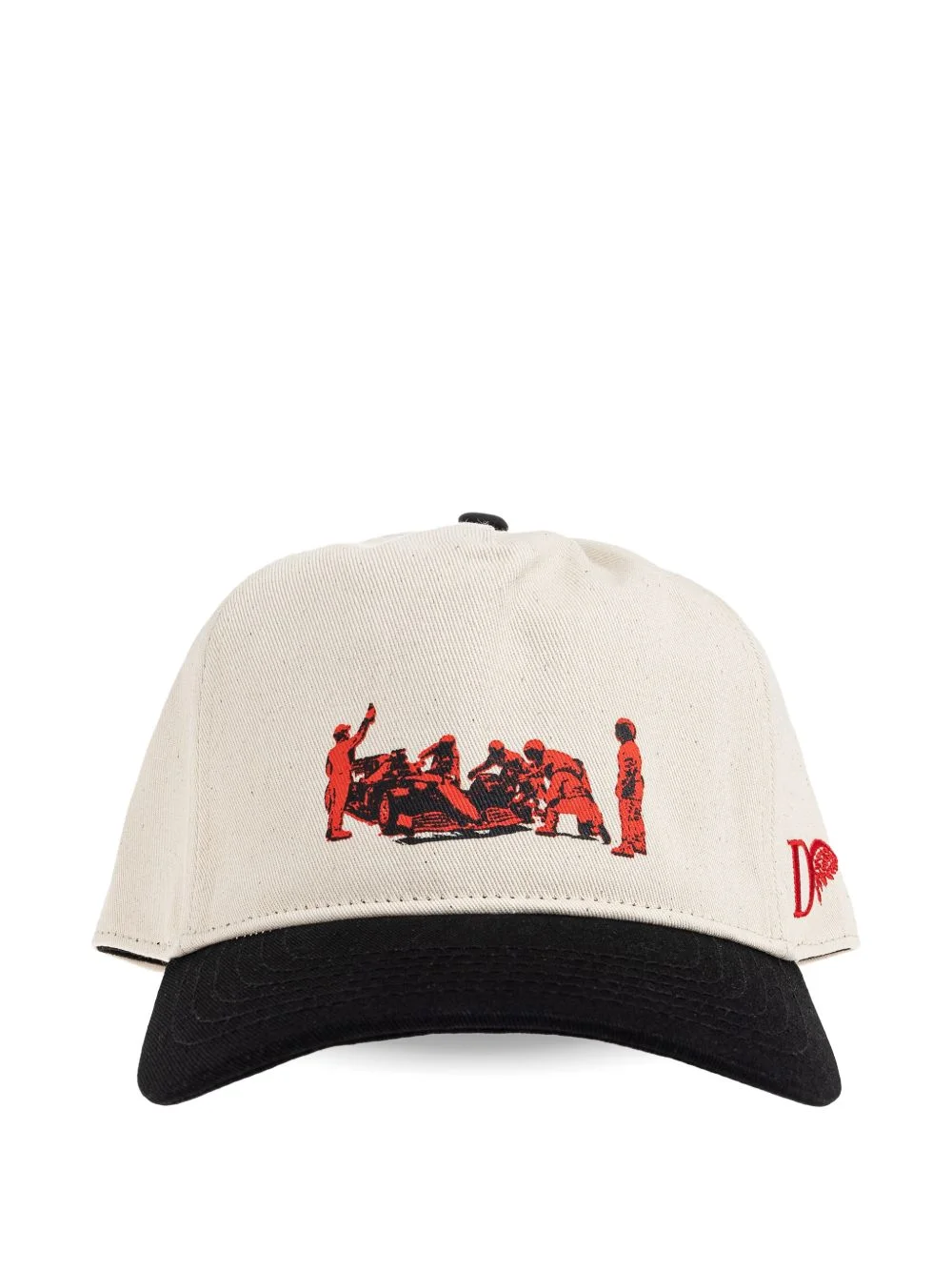 graphic-print baseball cap - 1