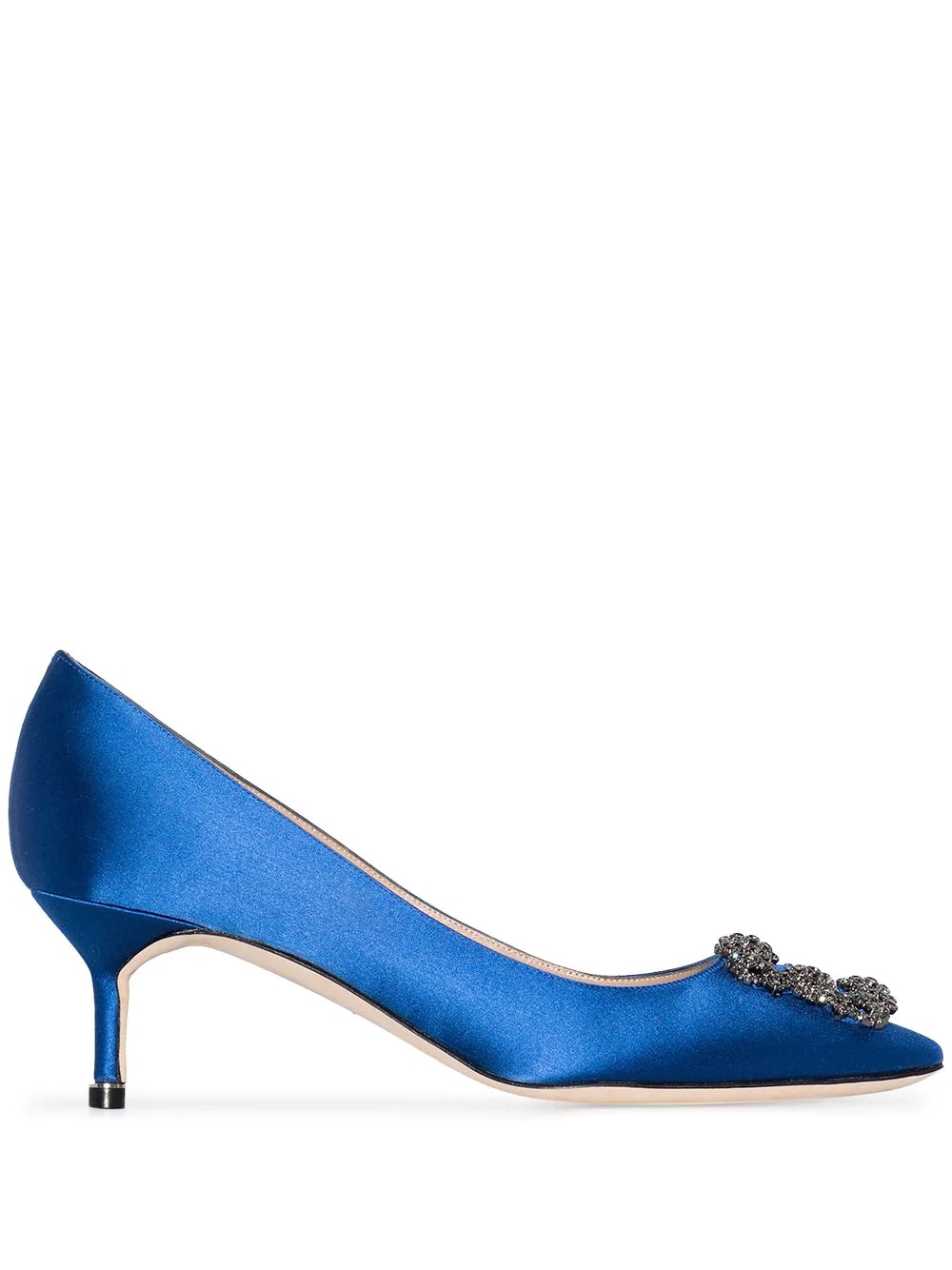 blue Hangisi 50 satin pumps - 1