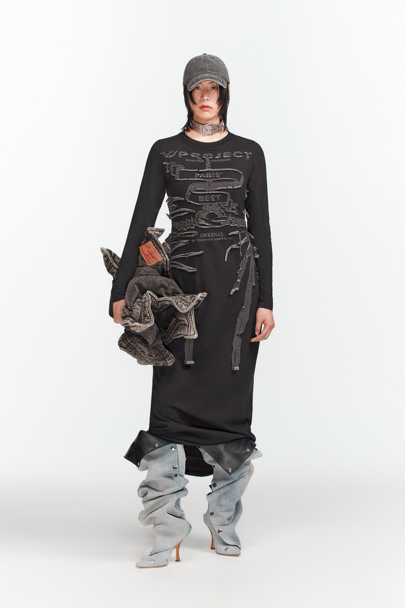 Y/Project Paris' Best Patch Jersey Dress outlook
