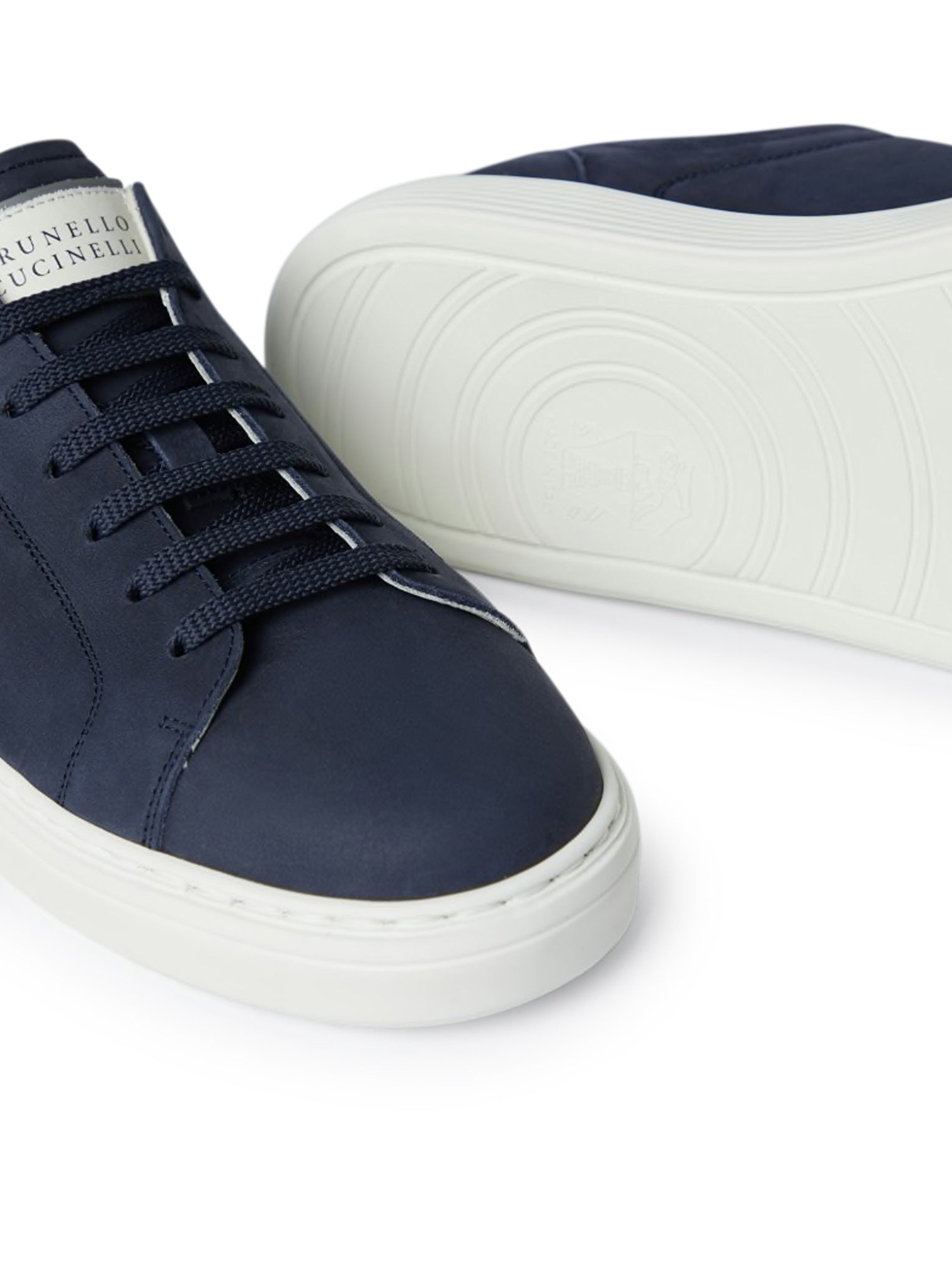 【送料&関税込】Brunello Cucinelli Calfskin Trainers With Gr 送料&関税込】Brunello Cucinelli Calfskin Trainers With Gr