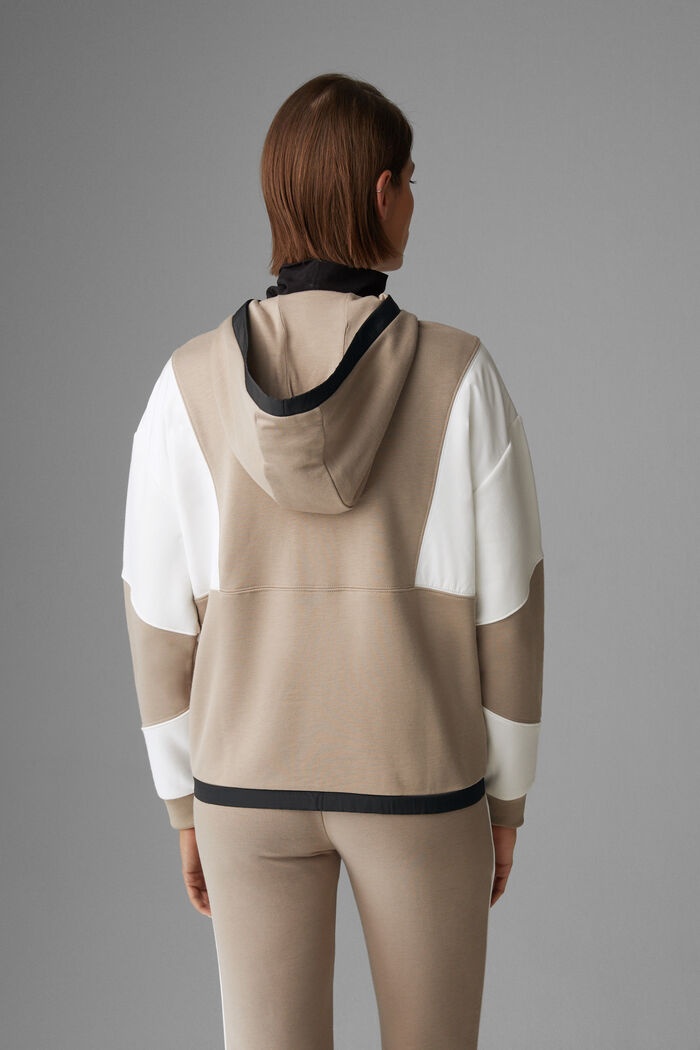 Corie Hoodie in Beige/Off-white - 3