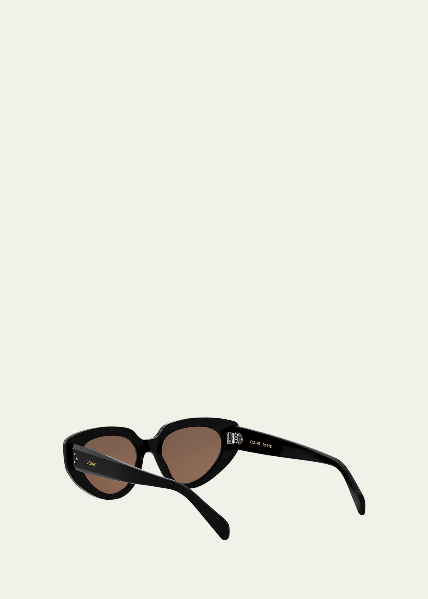 Bold 3 Dots Acetate Cat-Eye Sunglasses - 4