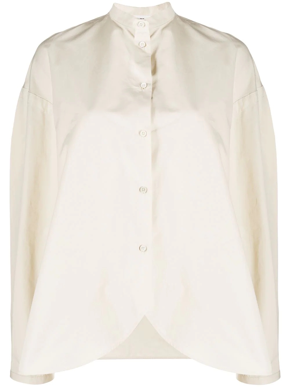 curved-hem shirt - 1