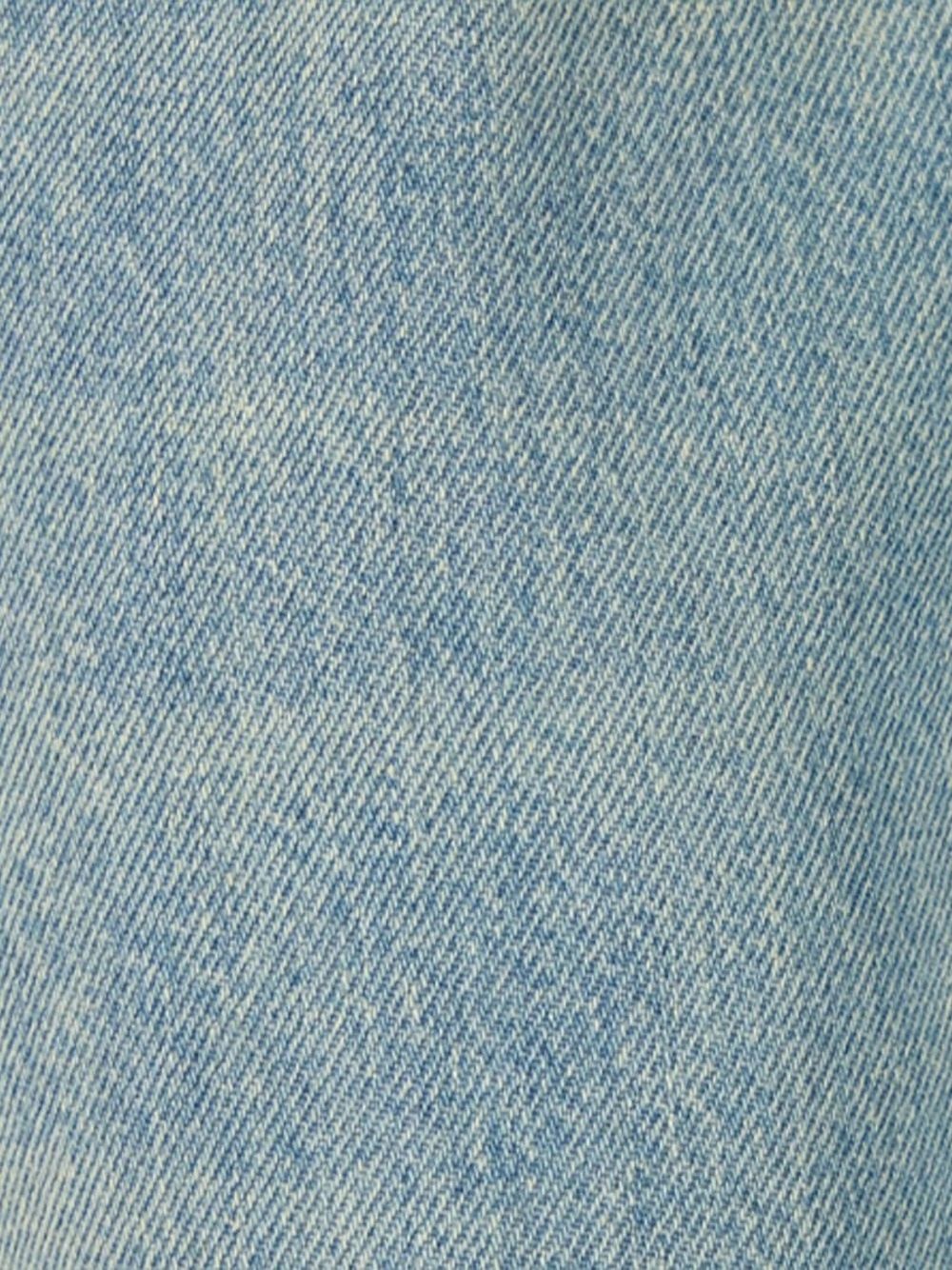 logo-embroidered jeans - 4
