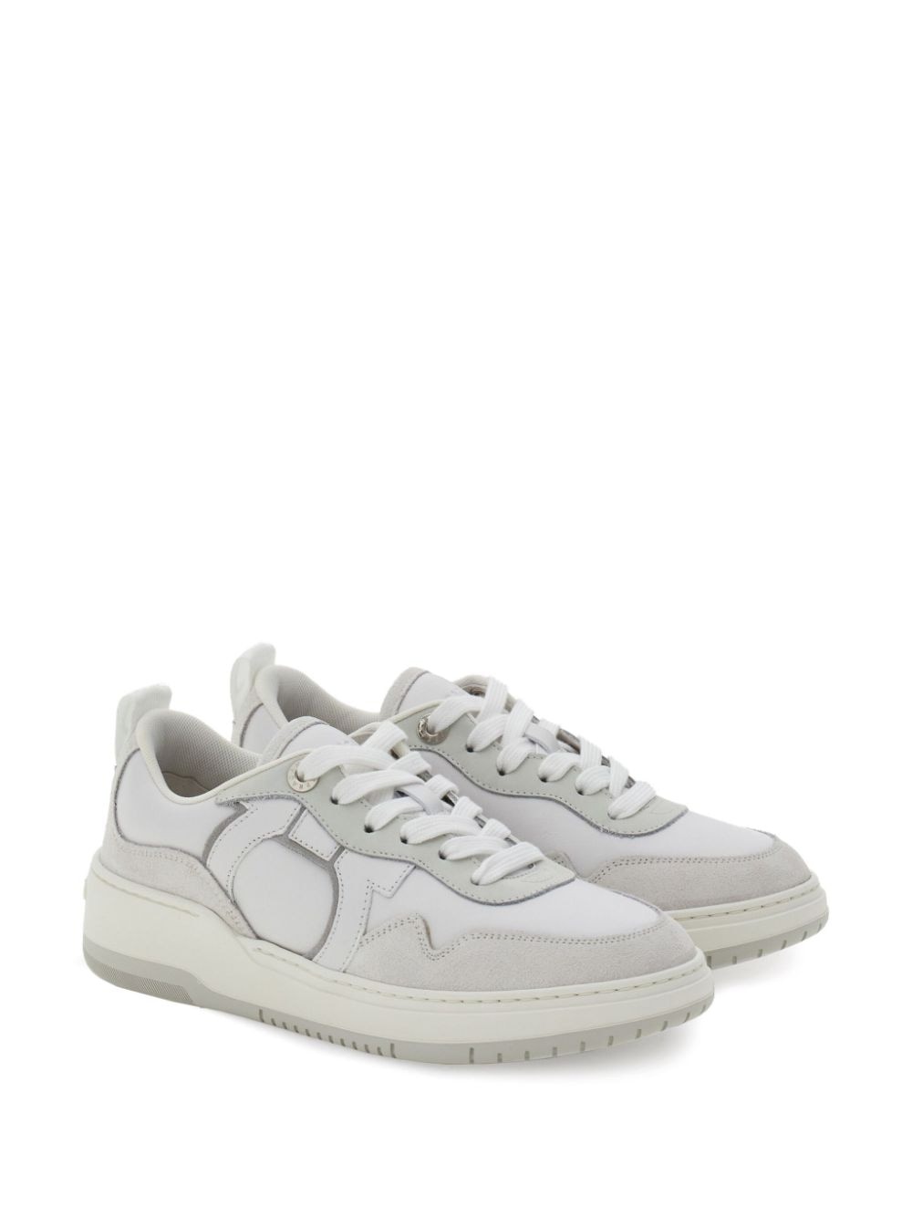 Gancini lace-up sneakers - 2